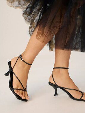 Jeffrey Campbell Fluxx Kitten Heel Sandals 8.5